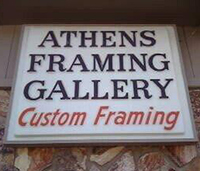 Athens Framing Gallery Location